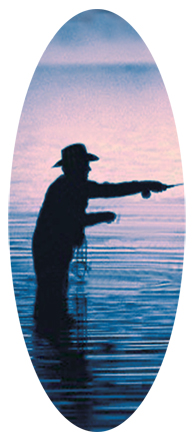 Gone Fishing (Man) Blue